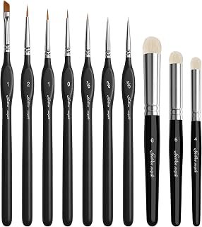 Warhammer Golden Maple Miniature Paint Brush Set, 10 pcs