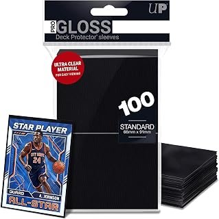Ultra Pro Deck Protector Sleeves, Black (100 count)